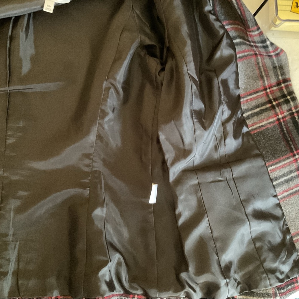 Talbots Petites Women’s Plaid Three Button Lined Blazer. Size 10P - Picture 5 of 7